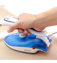 Sokany Travel Deluxe Foldable Steam and Dry Iron Light weight 1000watts